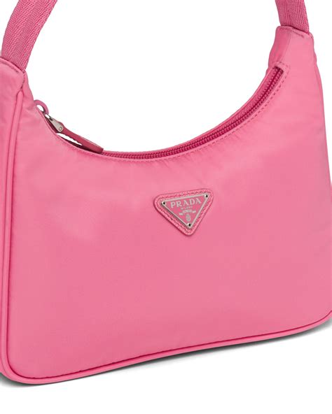 prada re edition 2000 mini bag nylon pink|prada nylon re edition 2000.